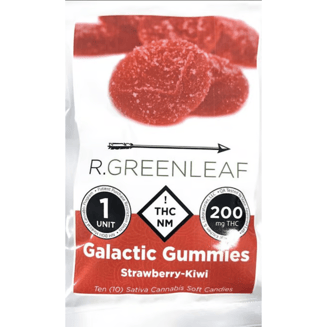 Galactic - Strawberry-Kiwi [10pk] (200mg) by R. Greenleaf