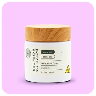 1:1 Lavender [3.4oz] (500mg THC/500mg CBD) by Botanical Sciences
