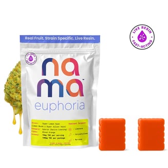 Euphoria - Super Lemon Haze - Blood Orange [2pk] (100mg) by nama