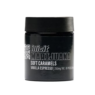 Vanilla Espresso Caramels [10pk] (250mg) by Illicit