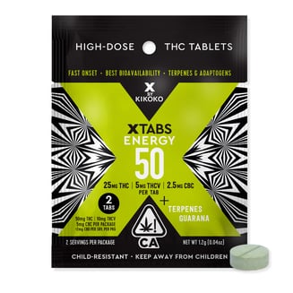 Energy [2pk] (50mg THC/10mg THCV/5mg CBC) by KIKOKO