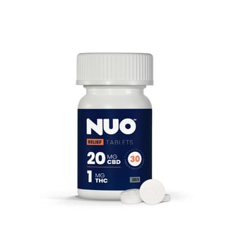 NUO | Tablet | 20:1 (600 mg CBD : 30 mg THC) | 30 ct by Nuo