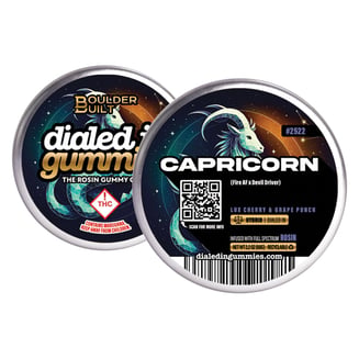 100mg - Capricorn #2522 - Rosin Gummies (10pk) by Dialed In Gummies