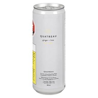 Lime & Ginger [355ml] (2mg CBD/2mg THC) by Quatreau