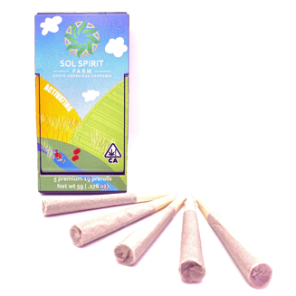 Activating [1g] Pre-roll 5 Pack by Sol Spirit Farm
