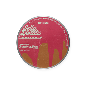 Jelly Donut "Stawberry Donut" [10pk] (100mg) by Off Hours