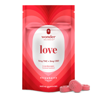 *Wonder Love | 1:1 Strawberry Gummies [20pk] (100mg CBD/100mg THC) by * Wonder Wellness Co.™