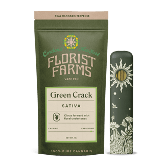 Green Crack | All-In-One Vape | 1g by Florist Farms