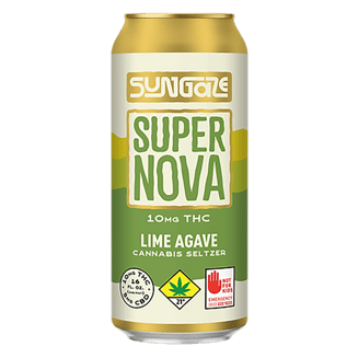 Sungaze Supernova Lime Agave [1pk] (5mg CBD/10mg THC) by Sungaze