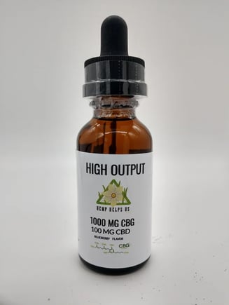 10:1 High Output [30ml] (100mg CBD/1000mg CBG) by Hemp Helps Us