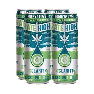Highdrate Cool-Cumber Lime (Clarity) 2:1 [4pk] (40mg THC/20mg CBC) by Minny Grown