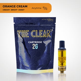 The Clear Original Cartridge 2000mg | Orange Cream by CLEAR Brands