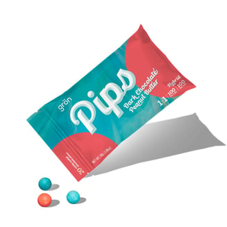 Grön: Dark Peanut Butter Pips