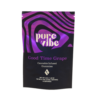 Good Time Grape [10pk] (100mg) by Pure Vibe