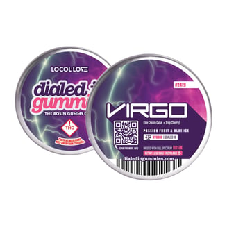 100mg - Virgo #2419 - Rosin Gummies (10pk) by Dialed In Gummies