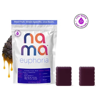 Euphoria - Grandaddy Purple - Black Raspberry [2pk] (100mg) by nama