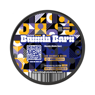 100mg - Bussin Bars #2602 - Rosin Gummies (10pk) by Dialed In Gummies