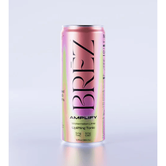 Amplify - Watermelon Lime (5mg CBD/5mg THC) by Brēz