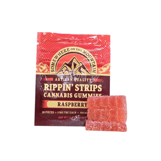 Raspberry [20pk] (100mg) by Somewhere On The Mountain