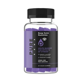 Grape Keep Calm [30pk] (750mg CBD) by PureKana