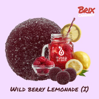 'Fused by Brix Wild Berry Lemonade Gummies (I) 00381 [20pk] (100mg) by Brix Cannabis