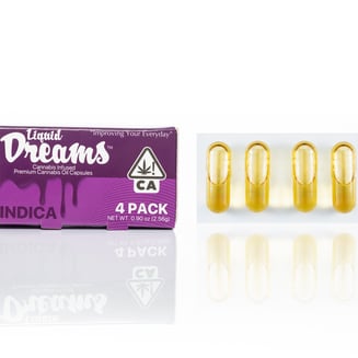 Indica - 45mg [4pk] (180mg THC) by Liquid Dreams
