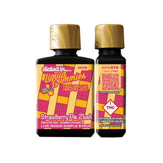 Strawberry Pie Zlush 279 (100mg) by Dialed In Gummies