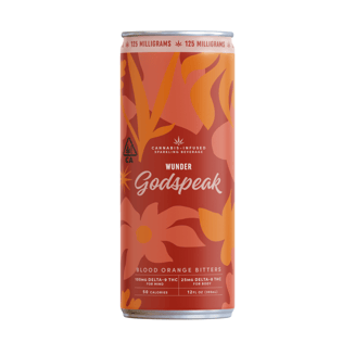Godspeak Blood Orange Bitters (100mg Delta-9 THC/25mg Delta-8 THC) by FIND WUNDER