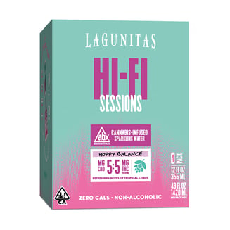 Hi-Fi Sessions - HOPPY BALANCE - [4pk] (20mg CBD/20mg THC) by Lagunitas