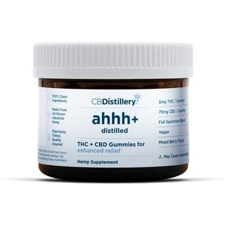 Ahhh+ Mixed Berry (75mg CBD/5mg THC) by CBDistillery - Village Farms Company