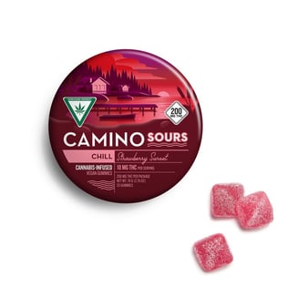'Chill' Strawberry Sunset [20pk] (200mg THC) by Camino