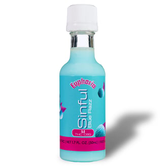 1:1 Blue Raspberry Euphoria Shooter (100mg THC/100mg CBG) by Sinful