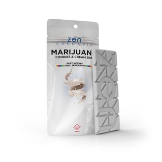 Cookies & Cream Bar (250mg) by Zen Cannabis