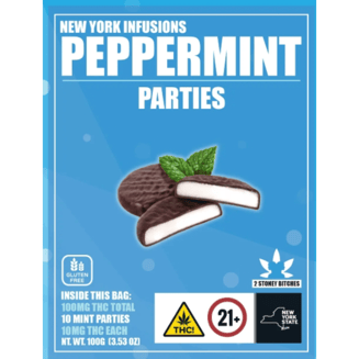 Peppermint Parties [10pk] (100mg) by New York Infusions