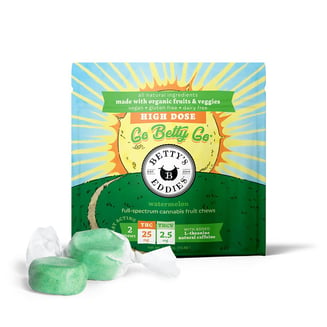 Go Betty Go - Watermelon [2pk] (50mg THC/5mg THCV) by Betty's Eddies