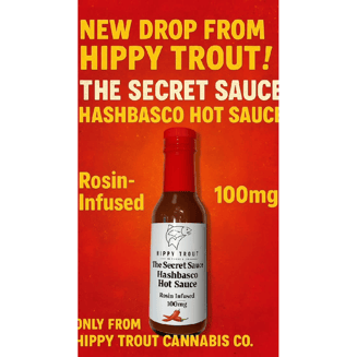 Hashbasco Hot Sauce [5oz] (100mg) by Hippy Trout