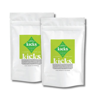 Kicks Sour Green Apple [10pk] (100mg) by PURE Edibles