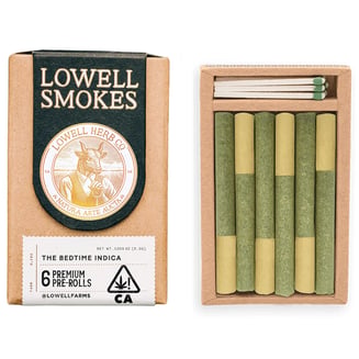 The Bedtime Indica [.6g each / 3.6g total] by Lowell Herb Co