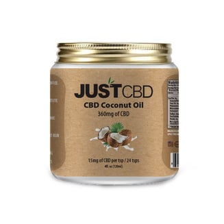 Coconut Oil [4oz] (360mg CBD) by Just CBD
