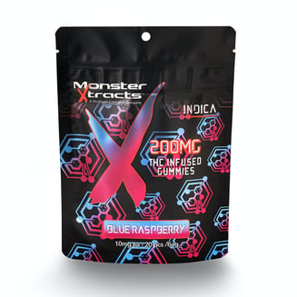 Blue Raspberry [20pk] (200mg) by Monster Xtracts