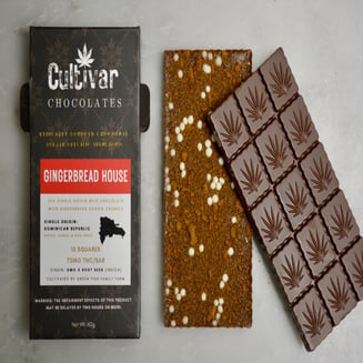 Gingerbread House (75mg) by Cultivar Chocolates
