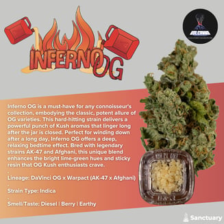 Crumble - Inferno OG - Cured Resin by Volcanna