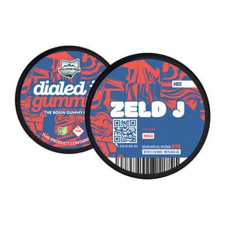 100mg - Zeld J #011 - Rosin Gummies (10pk) by Dialed In Gummies