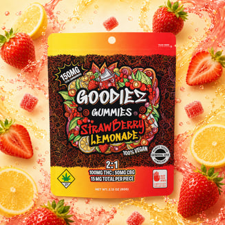 Strawberry Lemonade 2:1 [10pk] (100mg THC/50mg CBG) by Goodiez