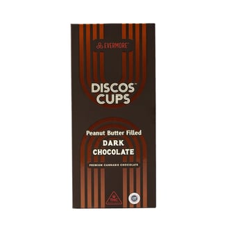 Dark Chocolate Peanut Butter Cups [10pk] (100mg) by Discos