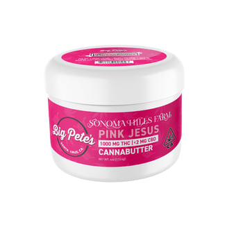 Big Pete's Treats — Pink Jesus Cannabutter - Sativa Hybrid (1000mg)