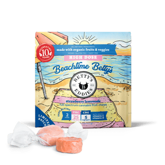 Beachtime Betty's - Strawberry Lemonade [2pk] (25mg THC/5mg CBG) by Betty's Eddies