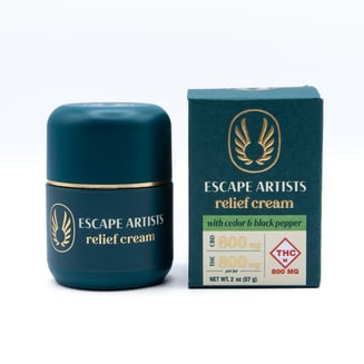 1:1 Relief Cream - Cedar & Black Pepper [2oz] (800mg CBD / 800mg THC )