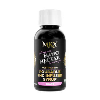 Nano Nectar: 200 MG THC Pourable Syrup (Grape) by MKX Oil Co.