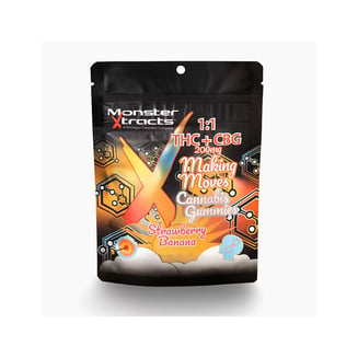 1:1 Strawberry Banana (200mg CBG/200mg THC) by Monster Xtracts